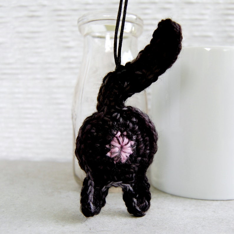 Black Cat Ornament Crazy Cat Lady Pet Ornament image 3