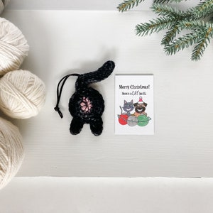 Black Cat Butt Personalized Christmas Gifts Secret Santa Gift for Women image 9