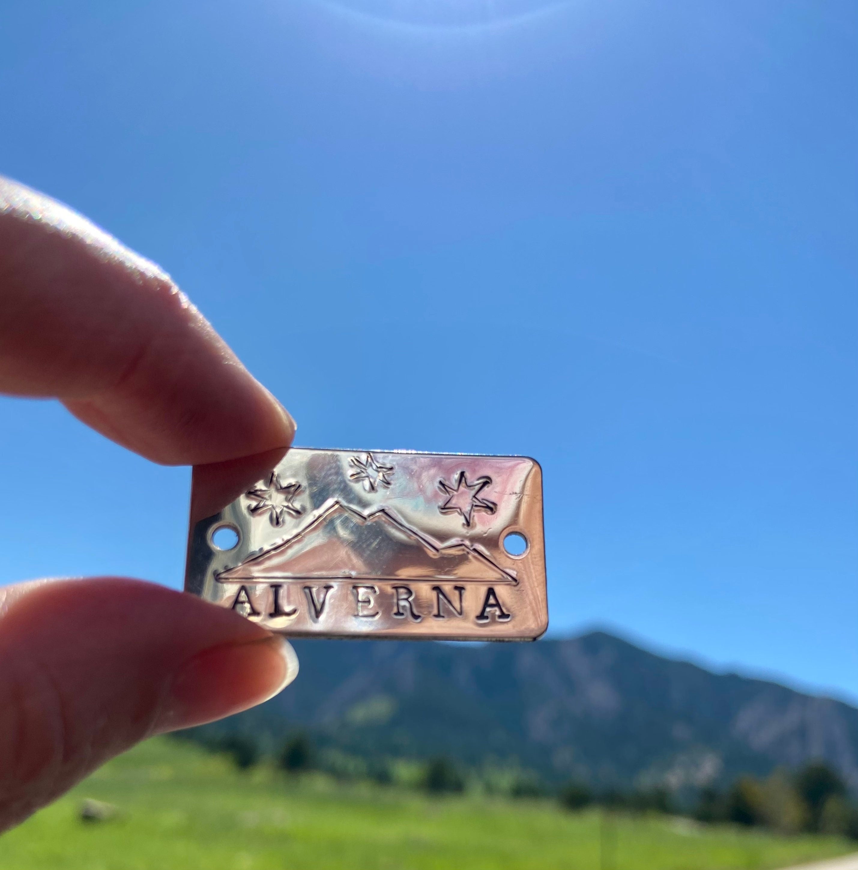 カスタムハイキングスティックメダリオン/ウォーキングケーンバッジをパーソナライズ/メモリースタッフ用ハンドスタンプエンブレム/ストックナゲルワンダーストックトレッキングサム  - Etsy 日本