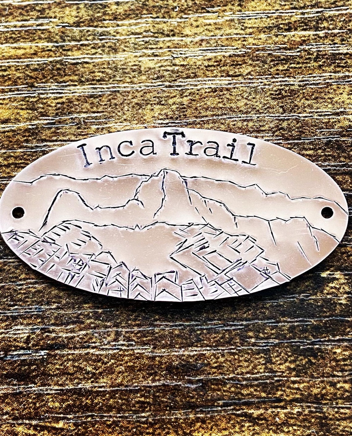 Custom Walking Stick Medallion/ Personalize Hand Stamped Etsy