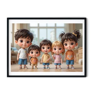 Impresión de arte digital, Impresión de arte para niños, Arte de pared infantil, Arte de pared imprimible, Regalo decoración infantil,