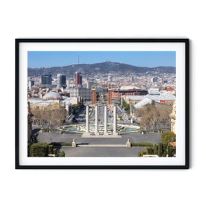impresión de arte Barcelona, póster de Barcelona, arte de pared Barcelona, cartel de viaje Barcelona, fotografía Barcelona, regalo Barcelona
