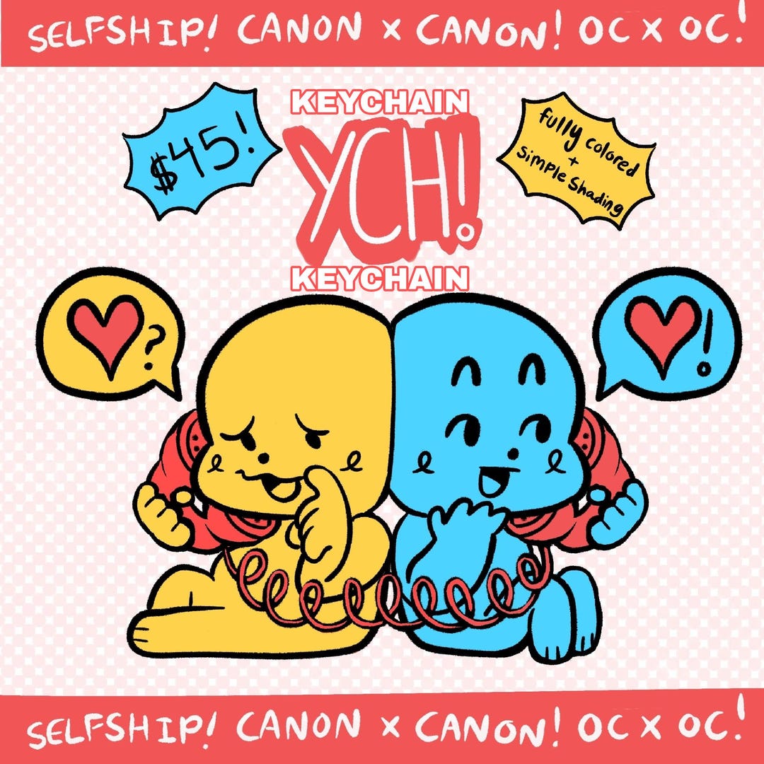 Custom YCH Ship Keychain - Etsy