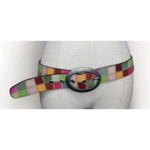Vintage Patchwork Belt - Etsy
