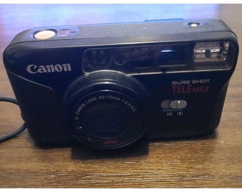 Canon Sure Shot TELEmax Date Point & Shoot 35mm Film Camera 38/70mm Lens