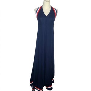 red white and blue halter dress Red White Polka Dot Halter Dress