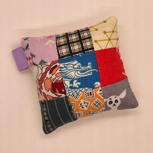 Fussy Cut Patchwork Pincushion