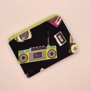 Retro radios coin purse
