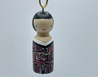 Kokeshi Doll Ornament