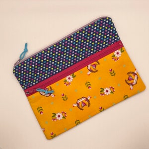 Orange Zipper Pouch