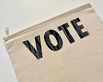 Vote canvas pouch