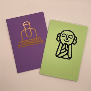 Buddha and Jizo pocket notebooks image 1