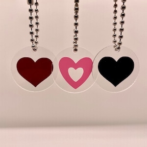 Heart Zipper Pulls