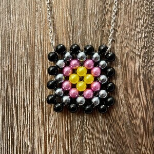 Granny Square Pendant Necklace