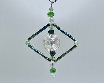 Glass Bead Christmas Tree Ornament