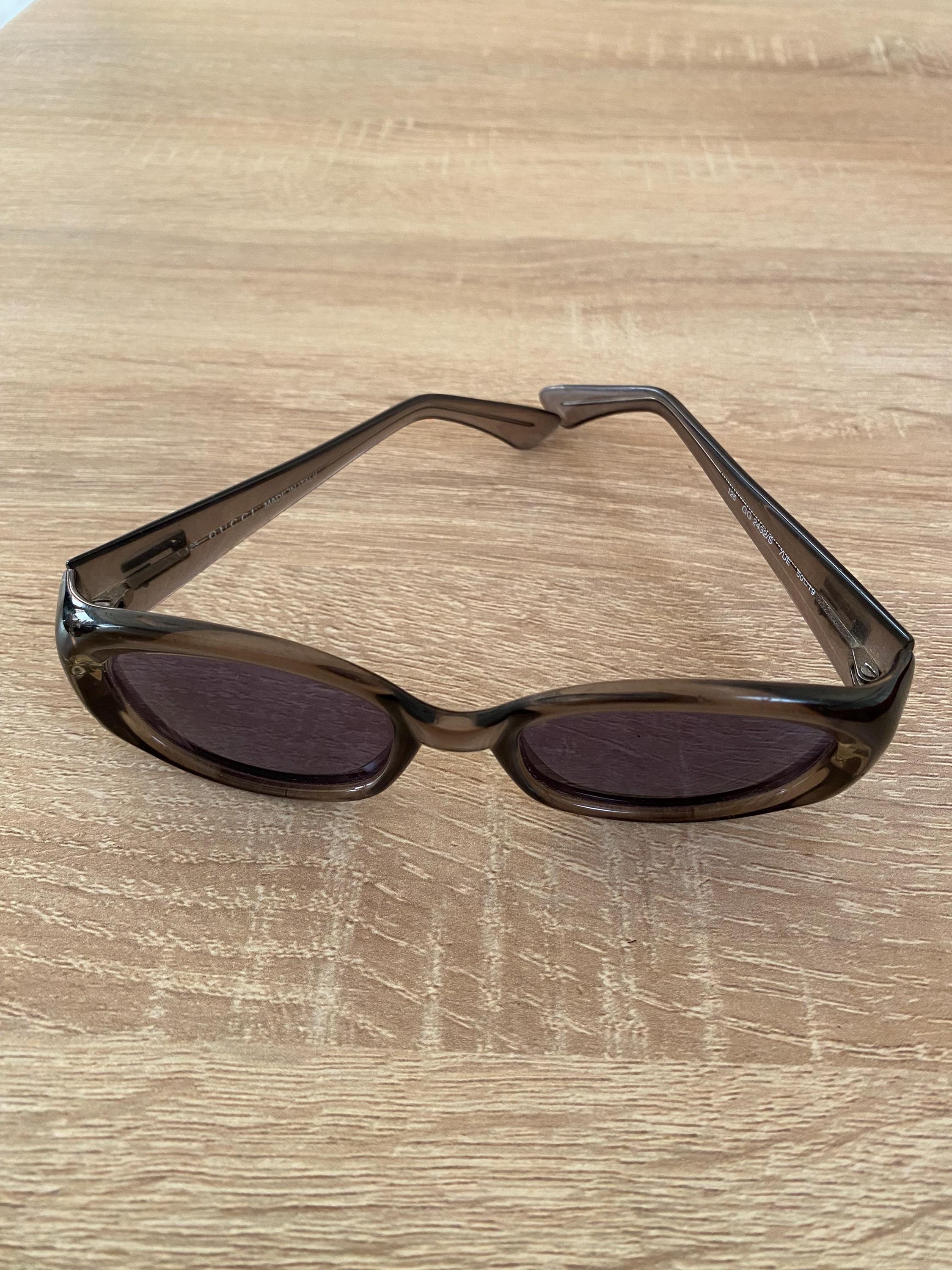 GUCCI グッチ サングラス 度なし GG2432/S サイドロゴ フルリム グッチ サングラス クリアフレーム GG2432/S T2V - メルカリ