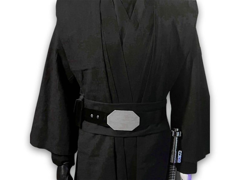 Real Leather Inspiring ROTJ Luke Skywalker Jedi Belt With Saber Clip And Pouch Jedi Custom Belt Star Wars Obi-Wan Kenobi Jedi Sith Belt Gift