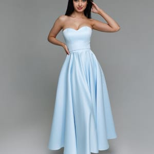 Open back princess prom dress, blue ball gown, formal dress, 90s prom dress, prom dress fairy, vintage prom dress, corset prom dress corset