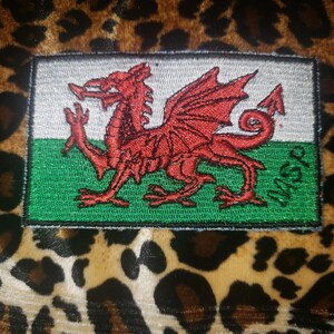Welsh flag Manics patch