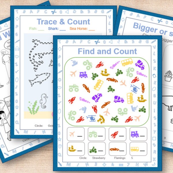 Preschool Learning Binder - Etsy