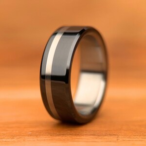 Titanium Noir Ring