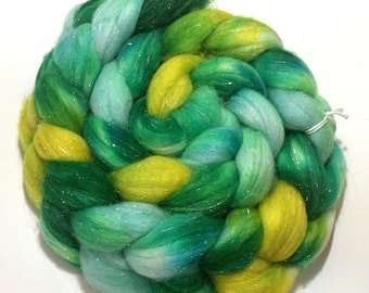 Superwash Merino, Stellina, Comb Top, Spinning Fiber, Merino Roving, Merino Comb Top, Merino Wool, Micron 22, 4 oz, #4-16