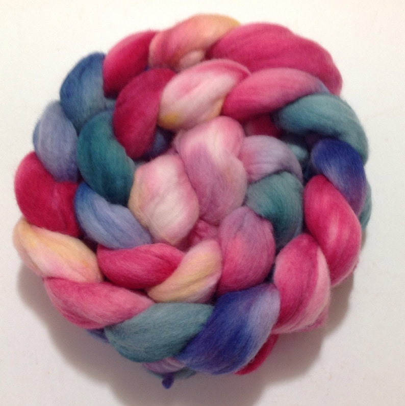 Roving Merino Wool Silk Tops Blends wool for spinning and felting Handblended Wool Hand-drawn wool Comb