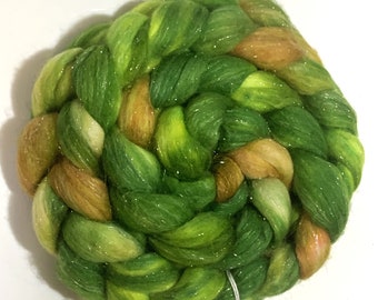 Superwash Merino, Stellina, Comb Top, Spinning Fiber, Merino Roving, Merino Comb Top, Merino Wool, Micron 22, 4 oz, #4-14