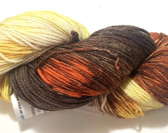 BFL Handdyed Yarn, Fine Sport Weight, 100% Wool  Yardage 425