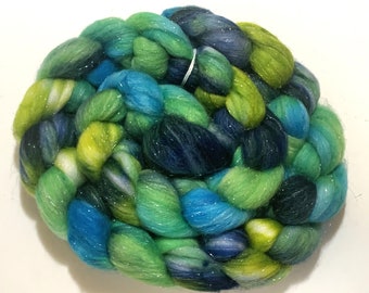 Superwash Merino, Stellina, Comb Top, Spinning Fiber, Merino Roving, Merino Comb Top, Merino Wool, Micron 22, 4 oz, #4-15