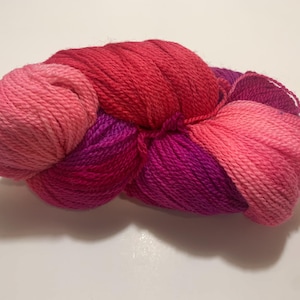Bluefaced Leicester Yarn - BFL Handdyed Yarn, Fine Sport Weight, 100% Wool  Yardage 425