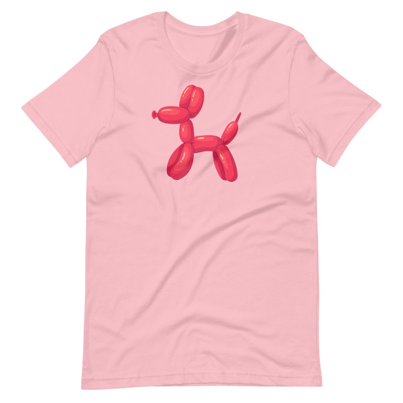 Dog T-Shirt, Balloon Animal Dog, Funny Shirt, Gift for Dog Lovers, Graphic Tee for Him Her, Pop Art T-Shirt, Cute Top, Comfortable Tee