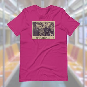 Unisex t-shirt, Cranberries, Fan Art, 90&#39;s Rock Band T-Shirt, Cassette T-Shirt, Cotton Blend Shirt, No Need To Argue, Linger T-Shirt