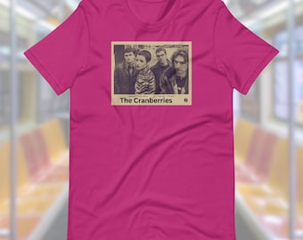 Unisex t-shirt, Cranberries, Fan Art, 90's Rock Band T-Shirt, Cassette T-Shirt, Cotton Blend Shirt, No Need To Argue, Linger T-Shirt