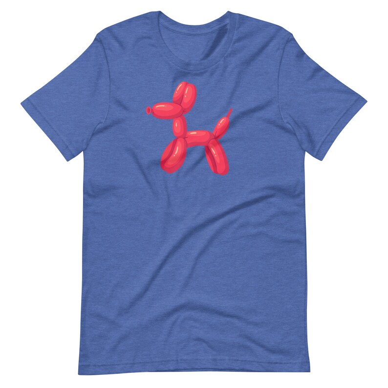 Dog T-Shirt, Balloon Animal Dog, Funny Shirt, Gift for Dog Lovers, Graphic Tee for Him Her, Pop Art T-Shirt, Cute Top, Comfortable Tee