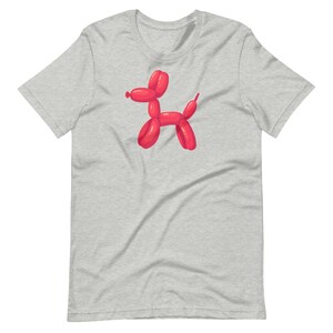 Dog T-Shirt, Balloon Animal Dog, Funny Shirt, Gift for Dog Lovers, Graphic Tee for Him Her, Pop Art T-Shirt, Cute Top, Comfortable Tee