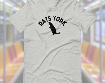 Rats York Collection, Funny Rat Shirt, Rat Tee, NYC shirt, NYC souvenir, Gift for Him Her, Graphic Tee, Offbeat Shirt, New York City Tee