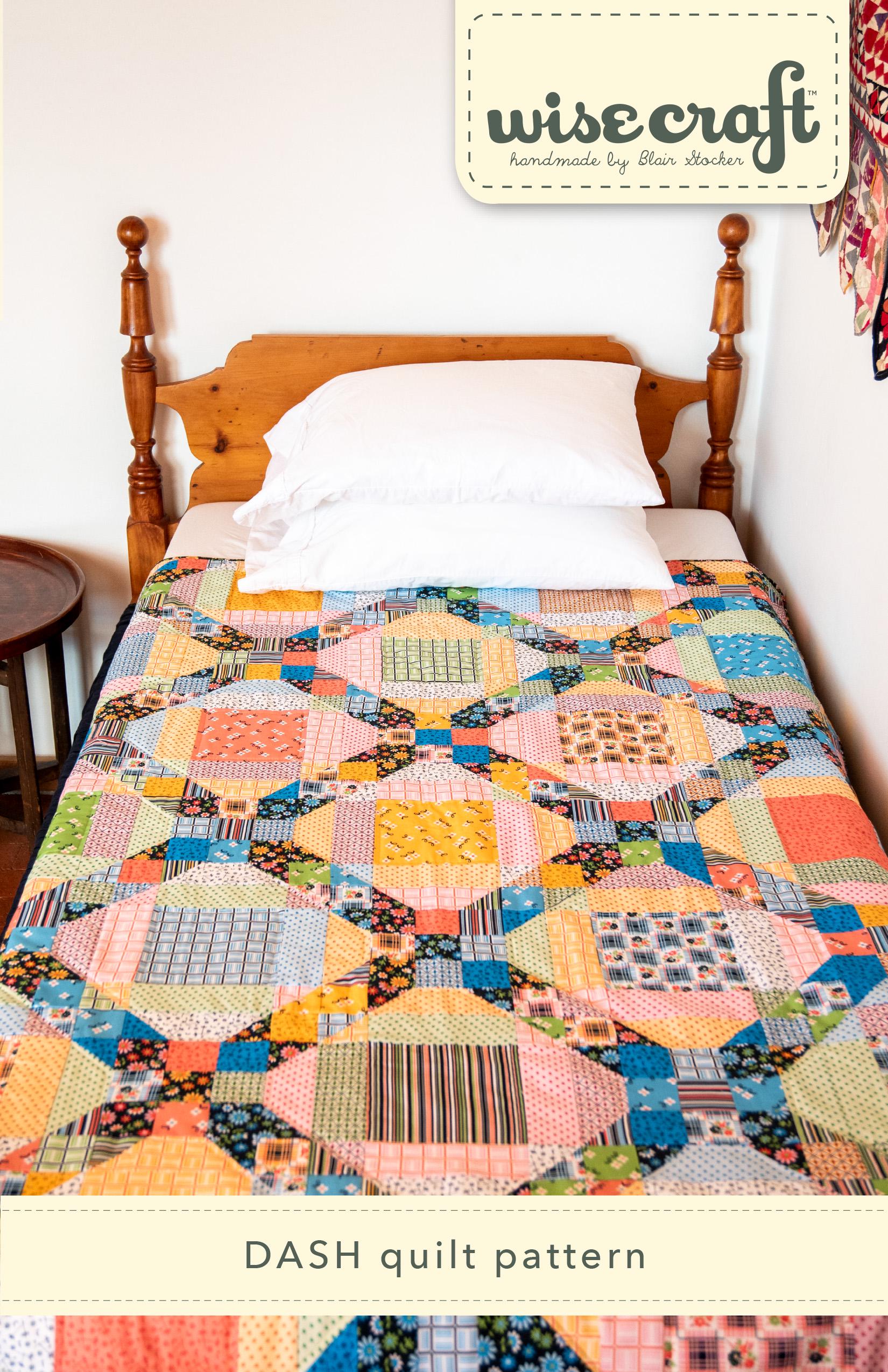 Dash- Modern Scrappy Quilt PDF Pattern, Instant Download - Etsy