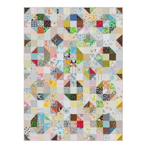 Nuts and Bolts Easy Quilt Pattern PDF, Instant Download, Modern Quilt