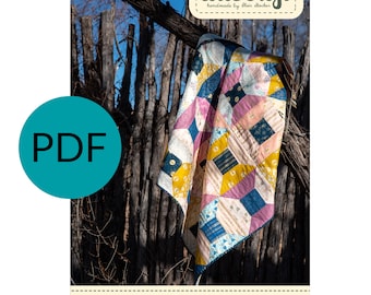 Portal Easy Quilt PDF Pattern, Instant Download