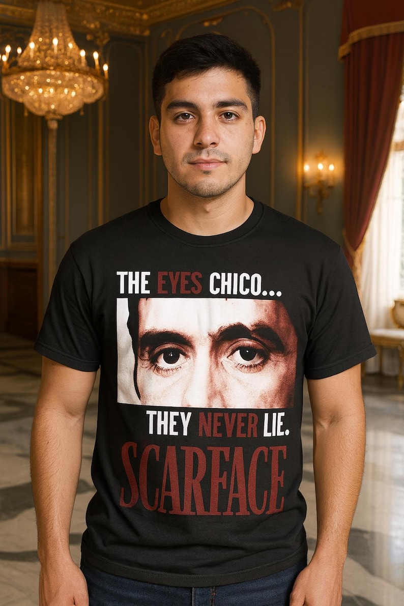 Designs de camisetas Scarface 10 PNG em meio-tom para DTF Tony Montana imagem 2