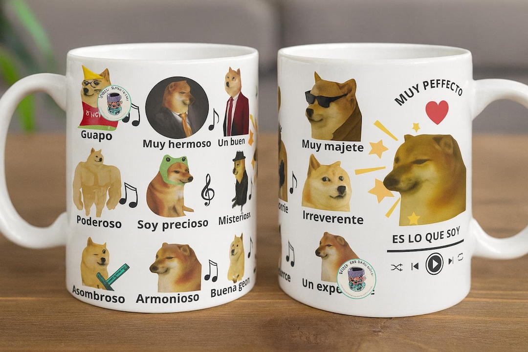 Guapo Sticker Meme Dog Sticker – Sublimación SVG · PNG · PDF – 20 cm × 9 cm – Guapo y ...