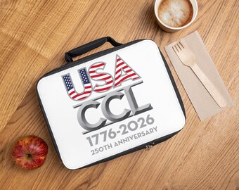 USA-CCL: Celebrating 250 Years of American Legacy - 4th of July - Patriotic - Lunch Bag