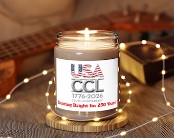 Infuse Your Home with American Pride - Patriotic Scented Candles by USA-CCL 250 - Scented Candles, 9oz