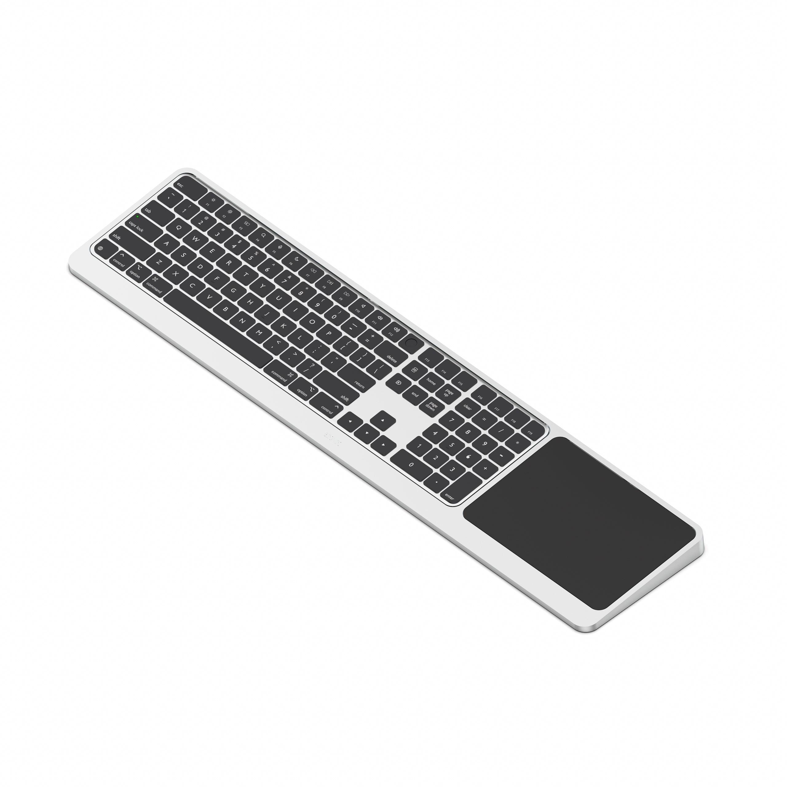 Aluminum Magic Keyboard and Trackpad Tray: Ergonomic Apple Desk