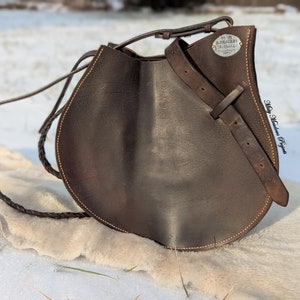 Shoulder Bag Made From Upcycled Saddle, Full Grain Italian Leather - Etsy