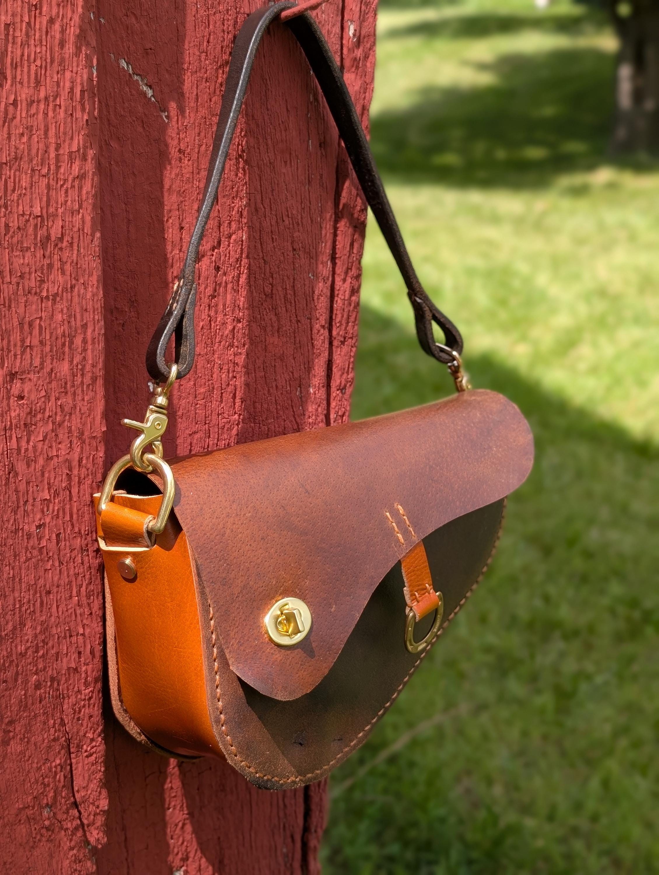 Vintage Saddle Bag - Etsy UK