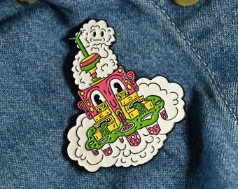 SEÑOR. Pin de esmalte NIMBUS de 1,5"