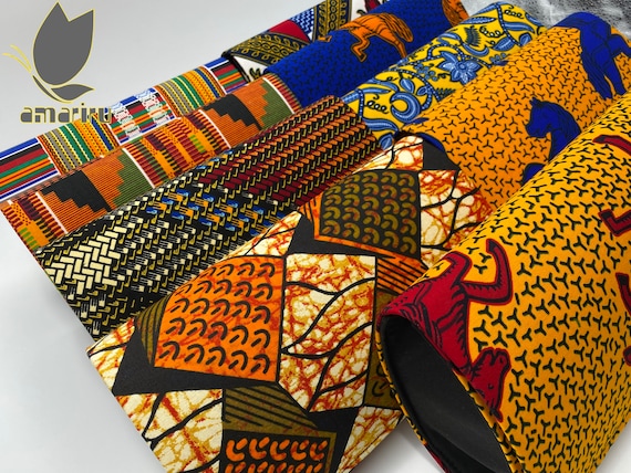 African Print Purse Set: Ankara Clutch Bag, Earrings  display picture 2
