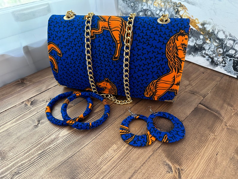 Ankara purse, Ankara bag, African, Wedding gift, Her Gift, Women Gift, Mothers day gift, African purse ,Africa Print bag, Africa clutch bag zdjęcie 1